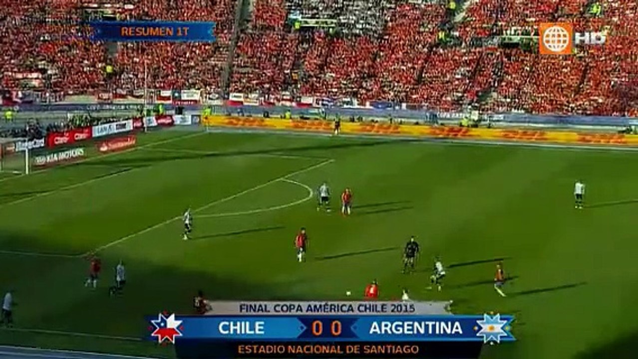 Chile 0-0 Argentina 1st half Highlights arab commentary | HD