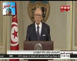 الباجي قايد ‫#‏السبسي‬ نحن نؤمن بحرية ‫#‏التعبير‬ و حرية ‫#‏الصحافة‬ لكن موش وقتو