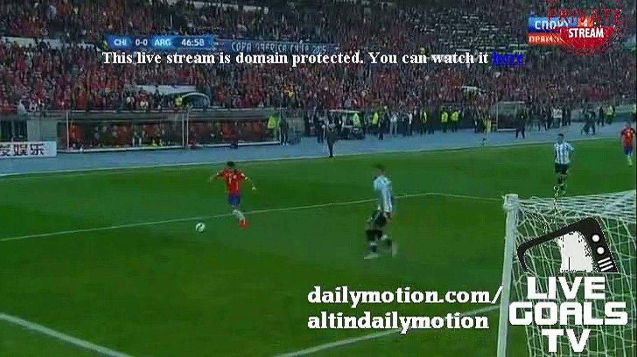 Arturo Vidal Amazing Header Chance | Chile 0-0 Argentina