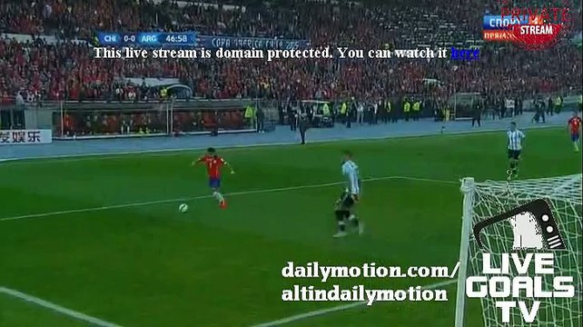 Vidal Fantastic Header Chance | Chile 0-0 Argentina