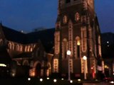 Christchurch Cathedral Bells Ringing in Cathedral Square, Christchurch