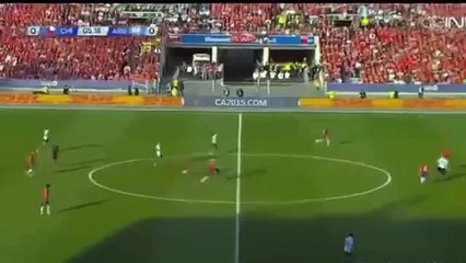 Messi amazing shoot Argentina 0-0 Chile