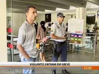 Vigilantes em greve
