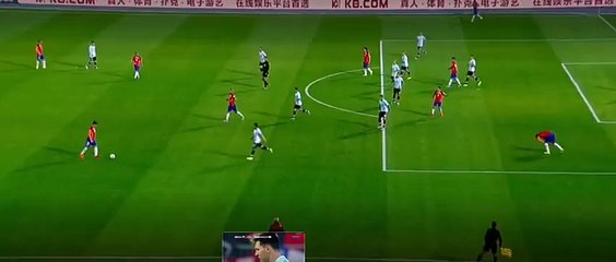 Alexis Sanchez amazing shot Argentina vs Chile 04.07.2015 Final Copa America