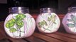 DECOUPAGE jars for spices - tutorial DIY