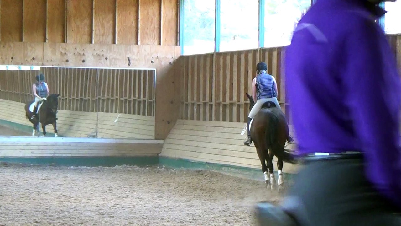 May 18, 2015 Mary Wanless, riding Bonito, practicing, 2nd video