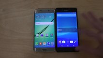 Sony Xperia Z3  vs  Samsung Galaxy S6 Edge   Which Is Faster  4K