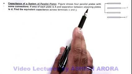Physics Capacitance Capacitance of a System of Parallel Plates by Ashish Arora