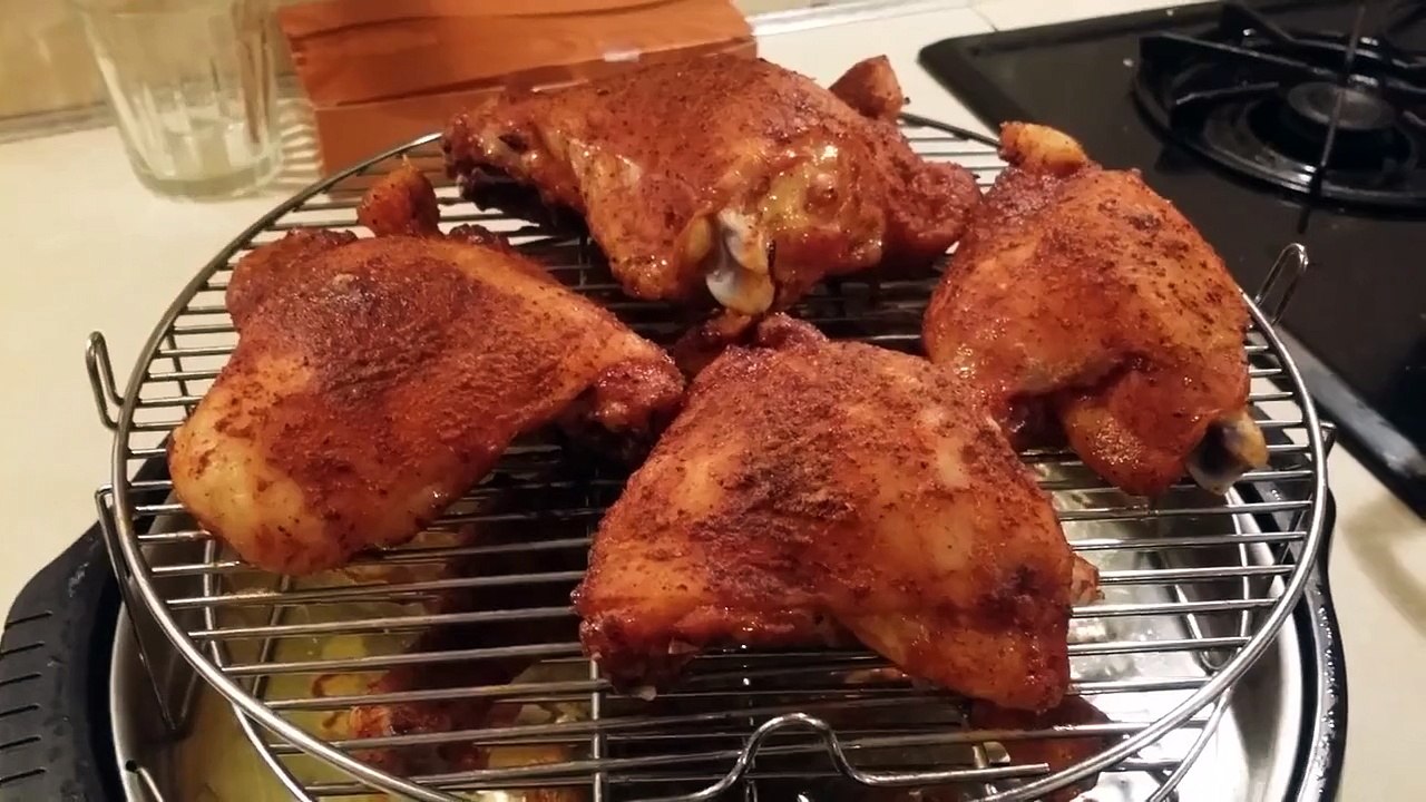 Cooking chicken thighs and legs in NuWave Oven pro