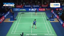 Wang Shixian (China) VS Saina Nehwal (India) - BCA Indonesia Open 2015