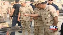 الرئيس المصري عبدالفتاح السيسي يتوعد الإرهابيين في سيناء خلال زيارته لمعسكرات الجيش بالعريش