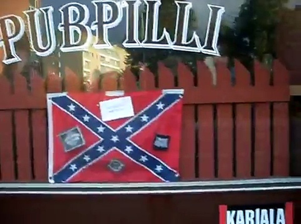 Rebel flag ja Karjala 1.10.2009: Seppo Lehto Rocks alike "The Confederate Flag"