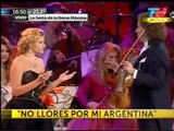 No llores por mí, Argentina; con Máxima, reina de Holanda.- Concierto de André Rieu.