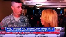 CNN cuts off interview with US soldier that voted for Ron Paul
