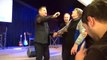 Painful crunching neck and spine healed & woman drunk in the Holy Spirit - John Mellor Healing