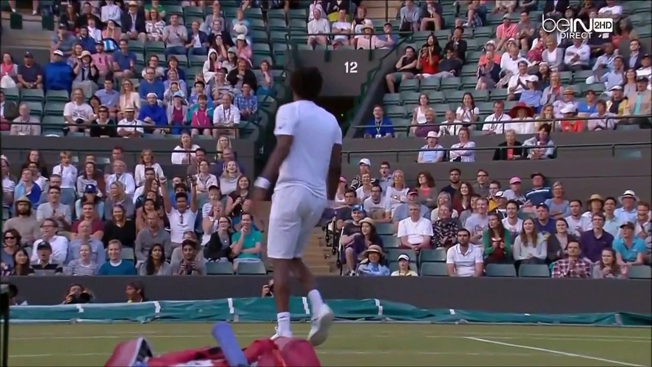 Gael Monfils SHOT OF THE DAY vs Gilles Simon Wimbledon 2015 R3 HD