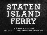 Staten Island Ferry - 1960's New York City & Harbor, Statue of Liberty included.