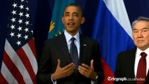 US President Barack Obama: I'm on record with missile remarks