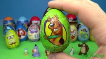 Surprise eggs Kinder Surprise Маша и Медведь Disney Pixar 2015!