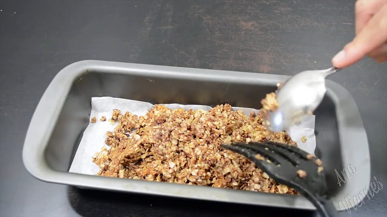 como hacer barras de cereales | Comer sano es fácil