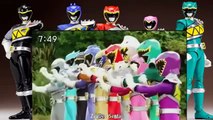 Power Rangers Dino Charge 10 Heroes Morph and Roll Call Japanese Version