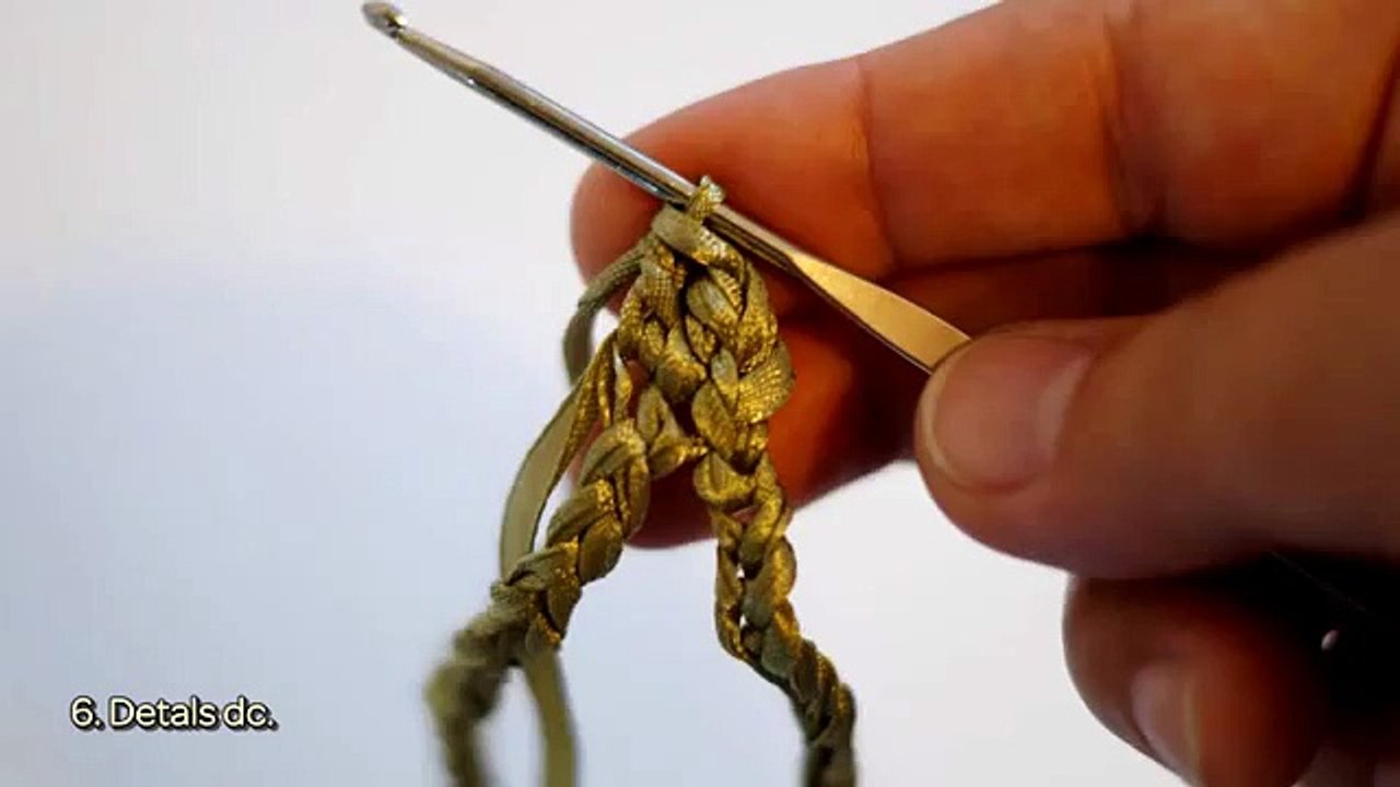 How To Make Crocheted Bracelet  Of Silk Ribbon. - DIY Style Tutorial - Guidecentral