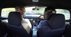 Dave Turville 2nd Nurburgring Lap Ever Big Balls 120mph drift! Nissan Silvia S15