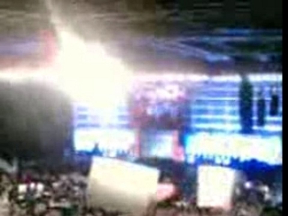 Entrée de Sarko au zenith