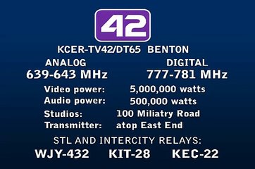 KCER TV 42 Sign-on 2011