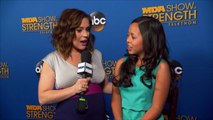 Alyssa Milano - 2014 MDA Telethon Blue Carpet Interview