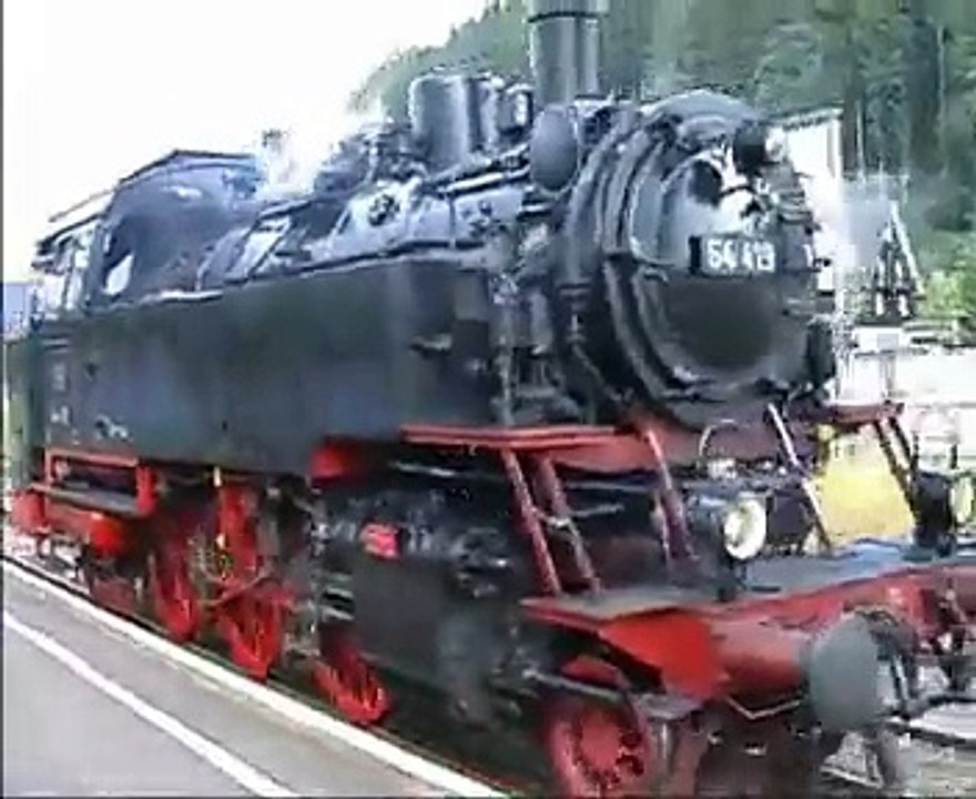 Dampflok 64 419 auf der 3 Seen Bahn