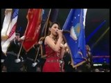 Jessica Sanchez Sings Philippine National Anthem in Pacman-Bradley 2