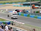 Grand-prix Camions Magny-cours 2012 - show Patrick Bourny vidéo 1