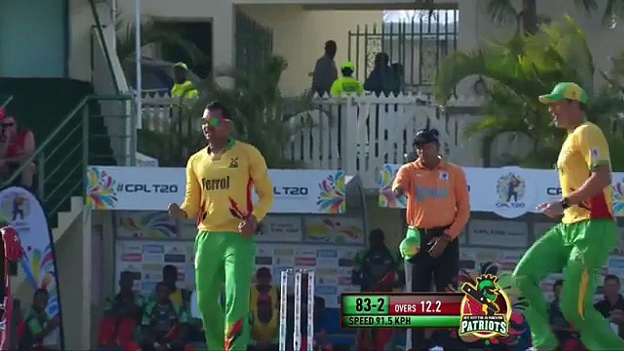 CPL 2015 Highlights - Match 11 Guyana Amazon Warriors v St Kitts and Nevis Patriots
