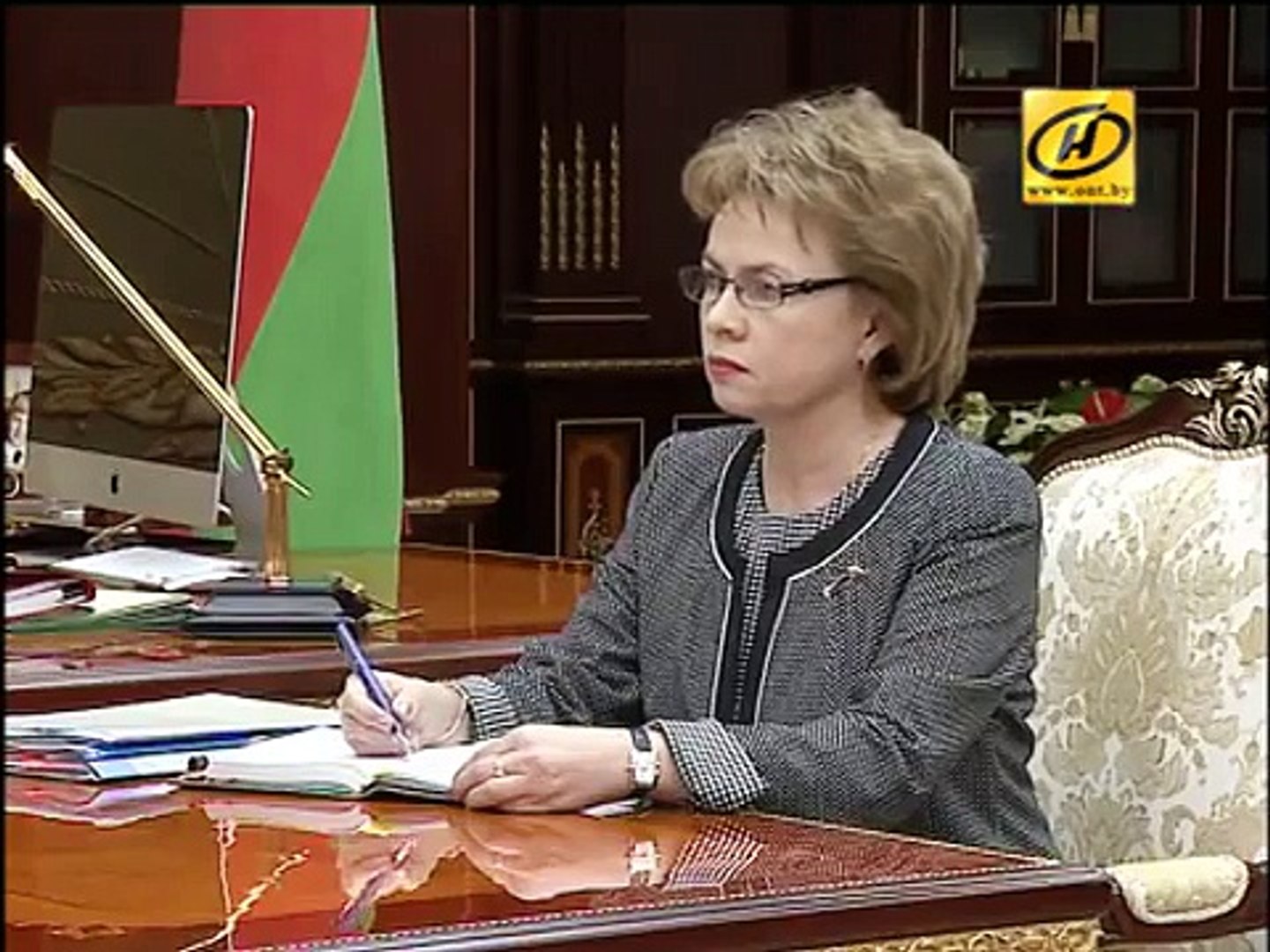 ⁣Александр Лукашенко встретился с министром труда и социальной защиты Марианной Щёткиной