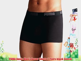 PUMA Basic Men's Boxer Shorts 2 Pairs black Size:XL