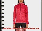 Puma Women's Running Hooded Lightweight Jacket - Pink Medium/Size 12