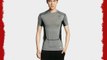 Nike Men's Hypercool Compression 2.0 Short Sleeve Shirt - Carbon Heather/Dark Steel Grey/Black
