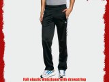 adidas Men's Essentials 3-Stripes Polyester Pant - Black/White Medium