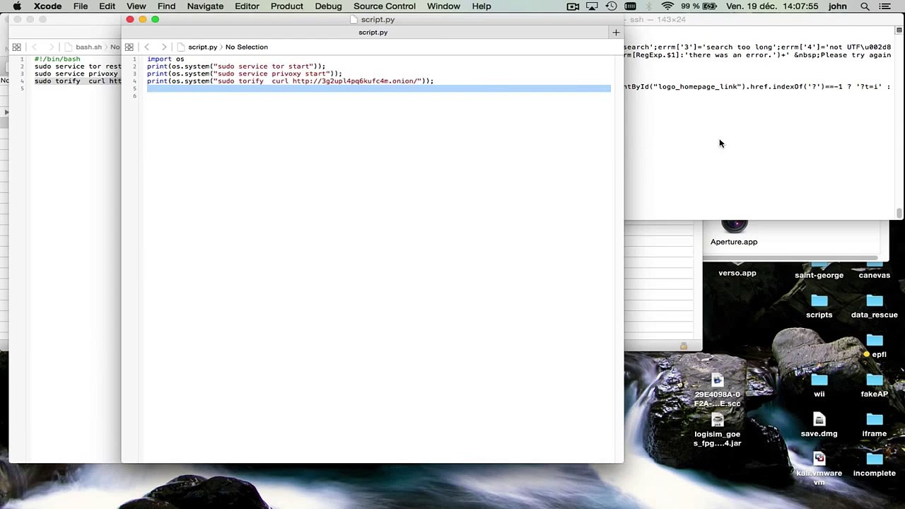 EP. 1 : Moteur de recherche tor (deep web) : TOR et CURL