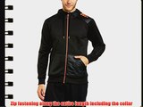adidas Men's Clima Hoodie Warm Jacket - Black/Infrared Large