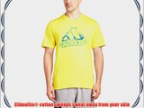 adidas Men's Country Performance Logo Short Sleeve Shirt - Vivid Yellow S13 Large