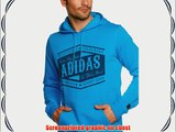 adidas Men's Pullover Hoodie Sweatshirt - Solar Blue Large