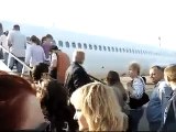 MD83 take off Chisinau, Moldova