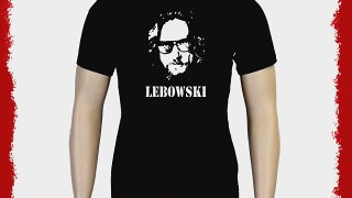 Coole-Fun-T-Shirts BIG LEBOWSKI Men's T-Shirt black / white Size:XL