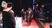Gemma Gibbons, UEL Graduate and Team GB Olympic Silver medalist at her graduation ceremony