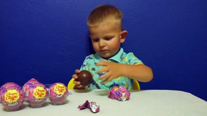 Свинка Пеппа киндеры, шоколадные шары чупа чупс #2. Chupa Chups Peppa Pig.