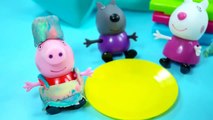 peppa pig suzy sheep play doh breakfast cake with danny dog Свинка Пеппа play doh videos [
