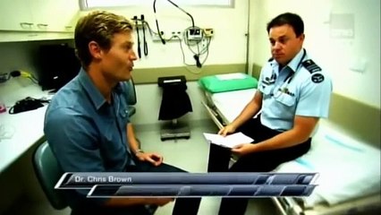 Dr Chris Brown and Sam Michael experience the power of the RAAF Hornet