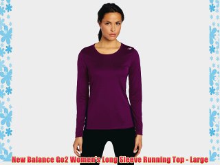 New Balance Go2 Women's Long Sleeve Running Top - Large